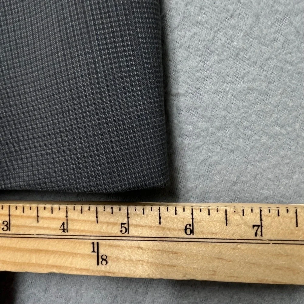 Hugo Boss Blazer AerinS Mens 40L Gray Micro Check Virgin Wool Blend‎ Sport Coat
